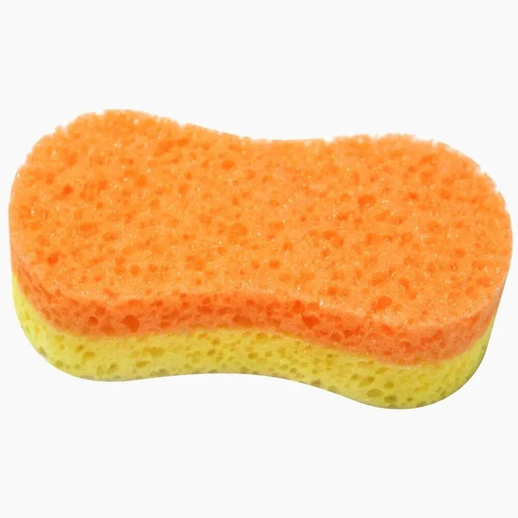 Губка для тела 'коралл' форма восьмерка пористая структура цвет в ассортименте