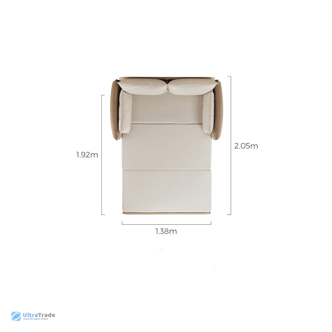 Диваны Xiaomi Диван-кровать Xiaomi Linsy Multifunctional Sofa Bed Dawn Gray 1620 mm (TBS303-А)