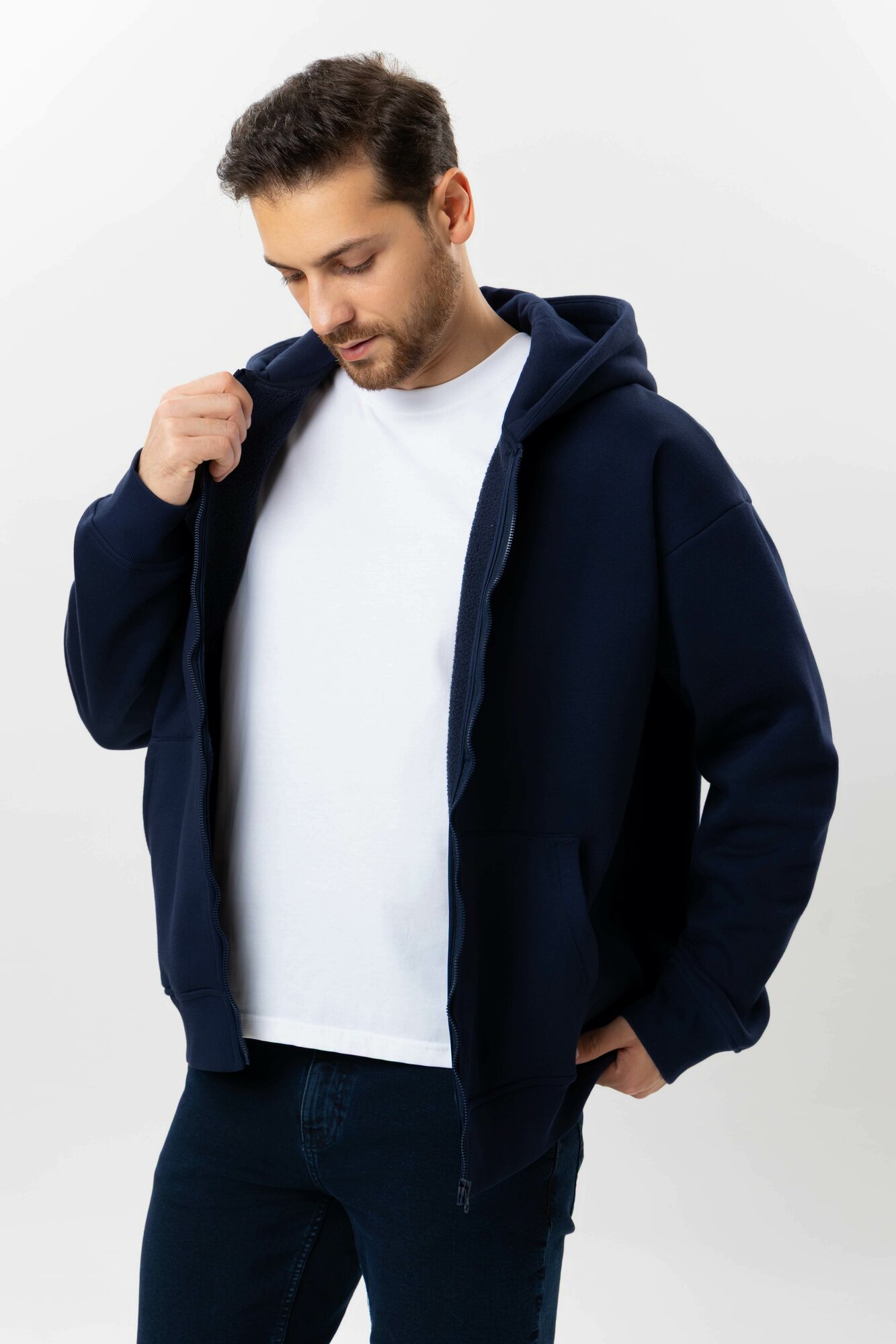Толстовка TERRA PRO, размер 2XL, , navy