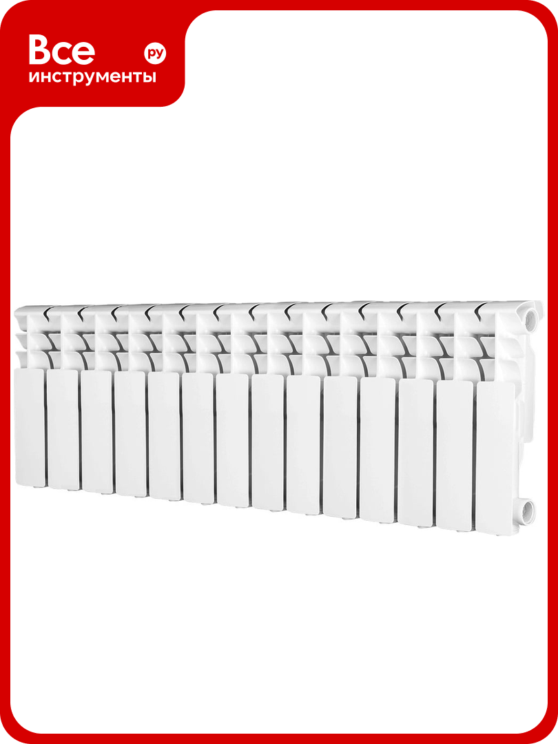 Алюминиевый радиатор EVOLUTION EvA 200 14 секций 008050314