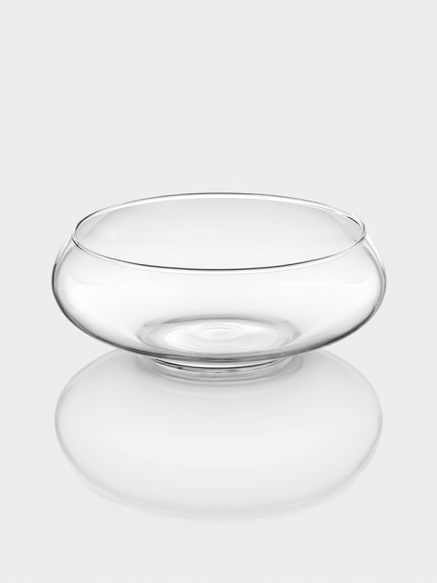 Конфетница Magistro «НЛО» d=25 см h=9 см стекло прозрачная