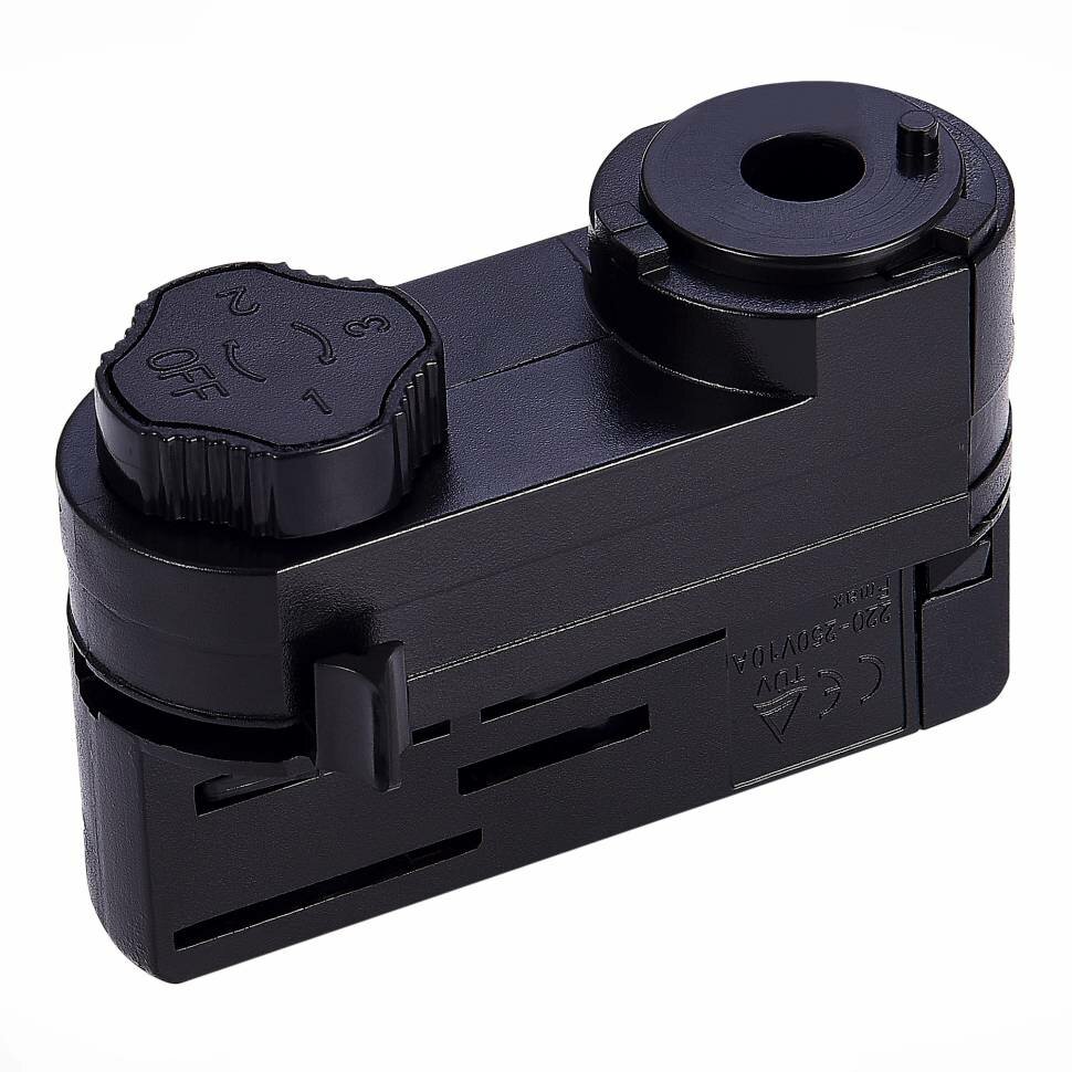 ST LUCE ST030.409.20 Адаптер питания для трехфазного шинопровода ST-Luce Черный TRACE