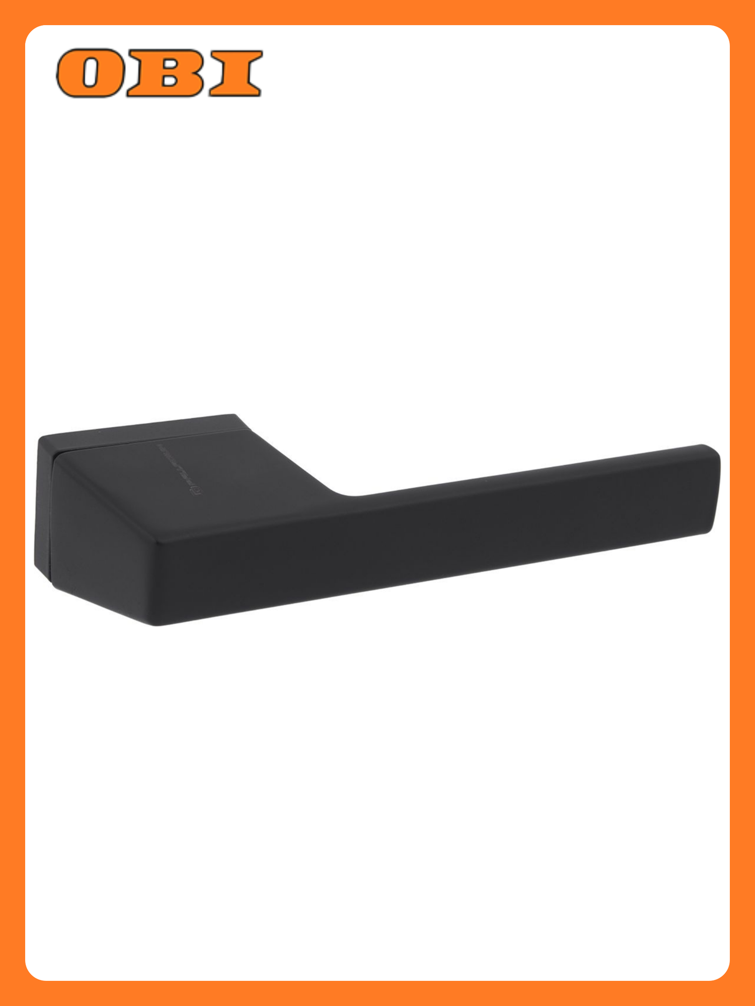 Дверная ручка Palladium Lissitzky  ЦАМ  черная  квадратная  2 шт