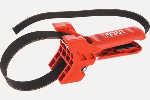 Изображение товара Ремешковый держатель для труб RIDGID (длина ремня 800мм, диаметр трубы 80-200мм)
