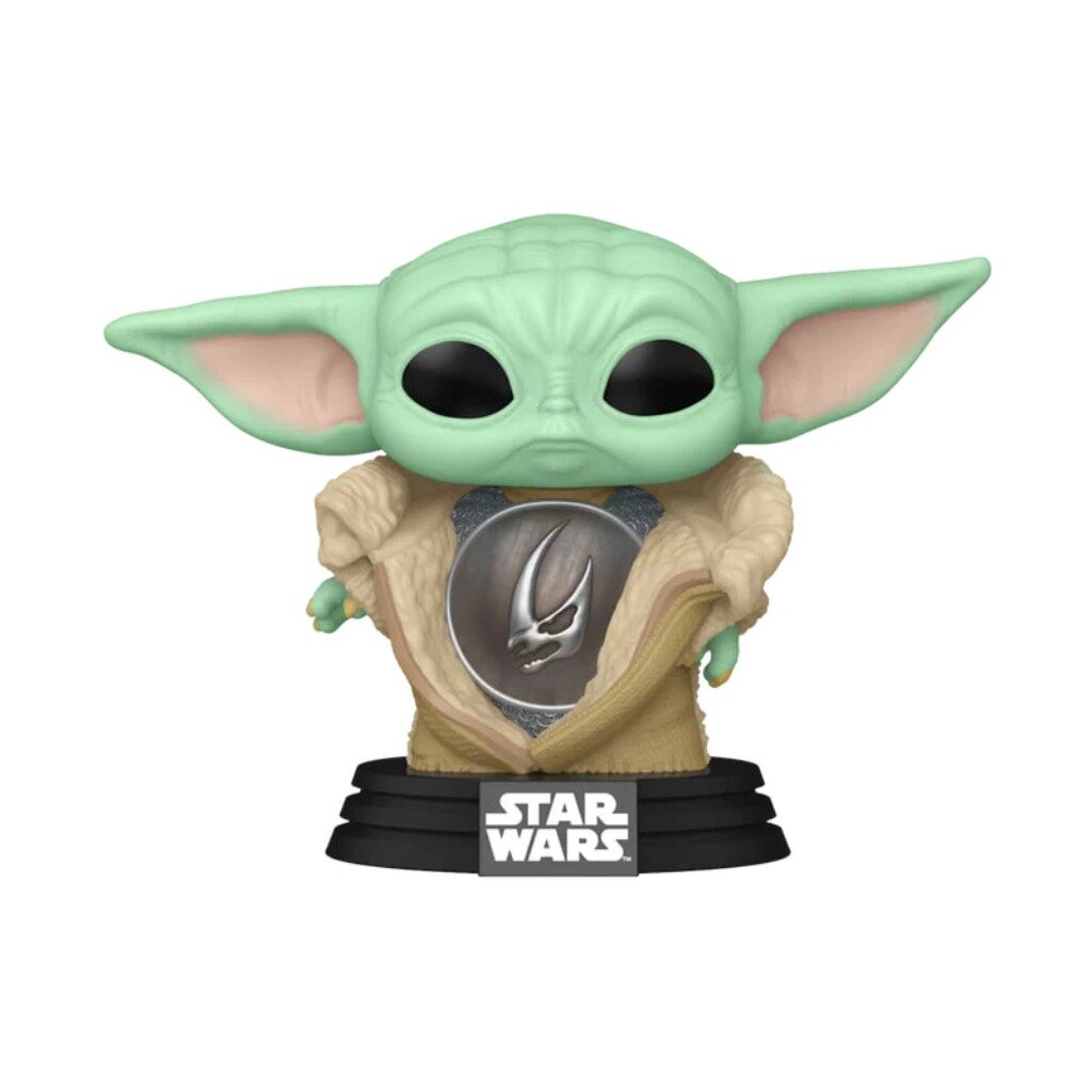 Фигурка Funko POP! Star Wars - Din Grogu with Armor 80004 (712) Дин Грогу в доспехах