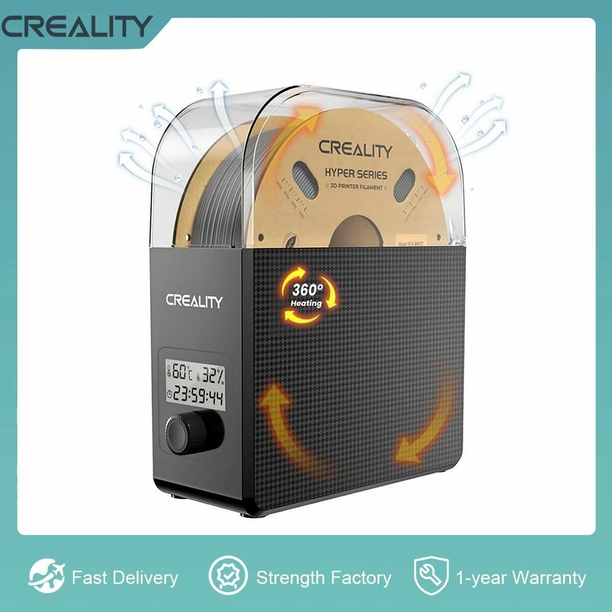 Creality Filament Dryer Box Pro для 3D-принтера, бокс 2.0 для хранения 3D-филамента
