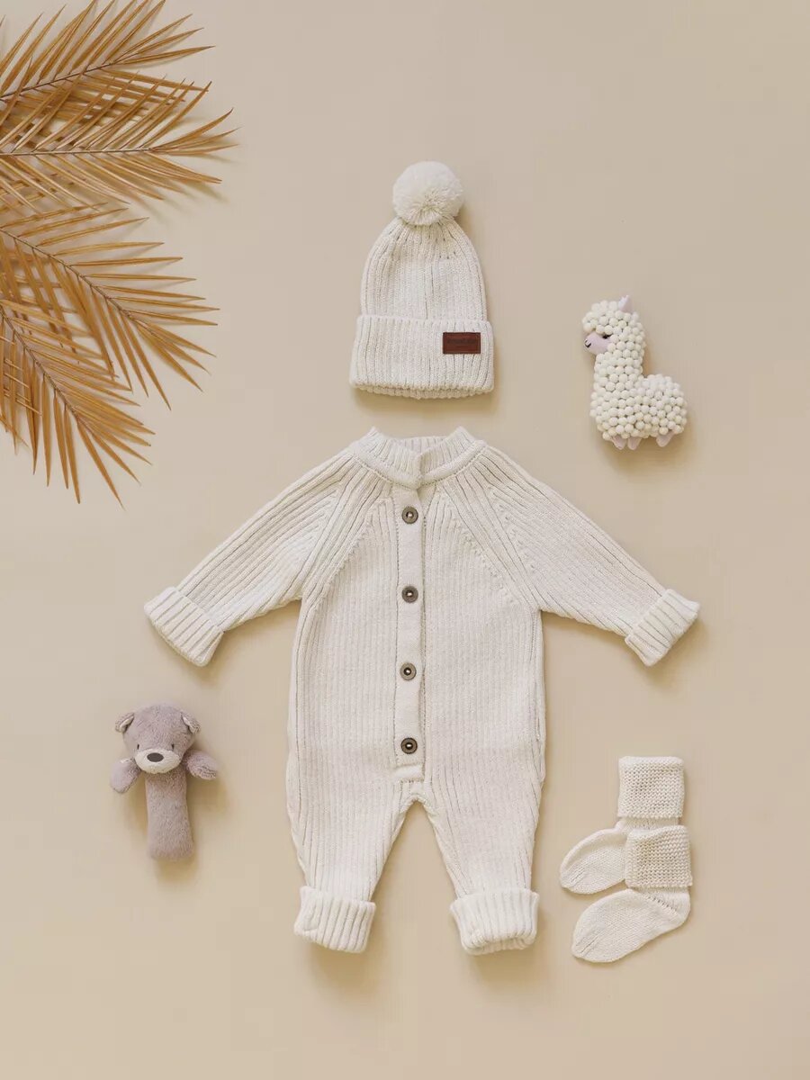 Комбинезон BUNNYPHANT, размер 56-68, капучино — фото 1