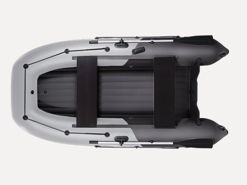 Изображение товара Надувная лодка НДНД Grouper 335W (графитово-серый)