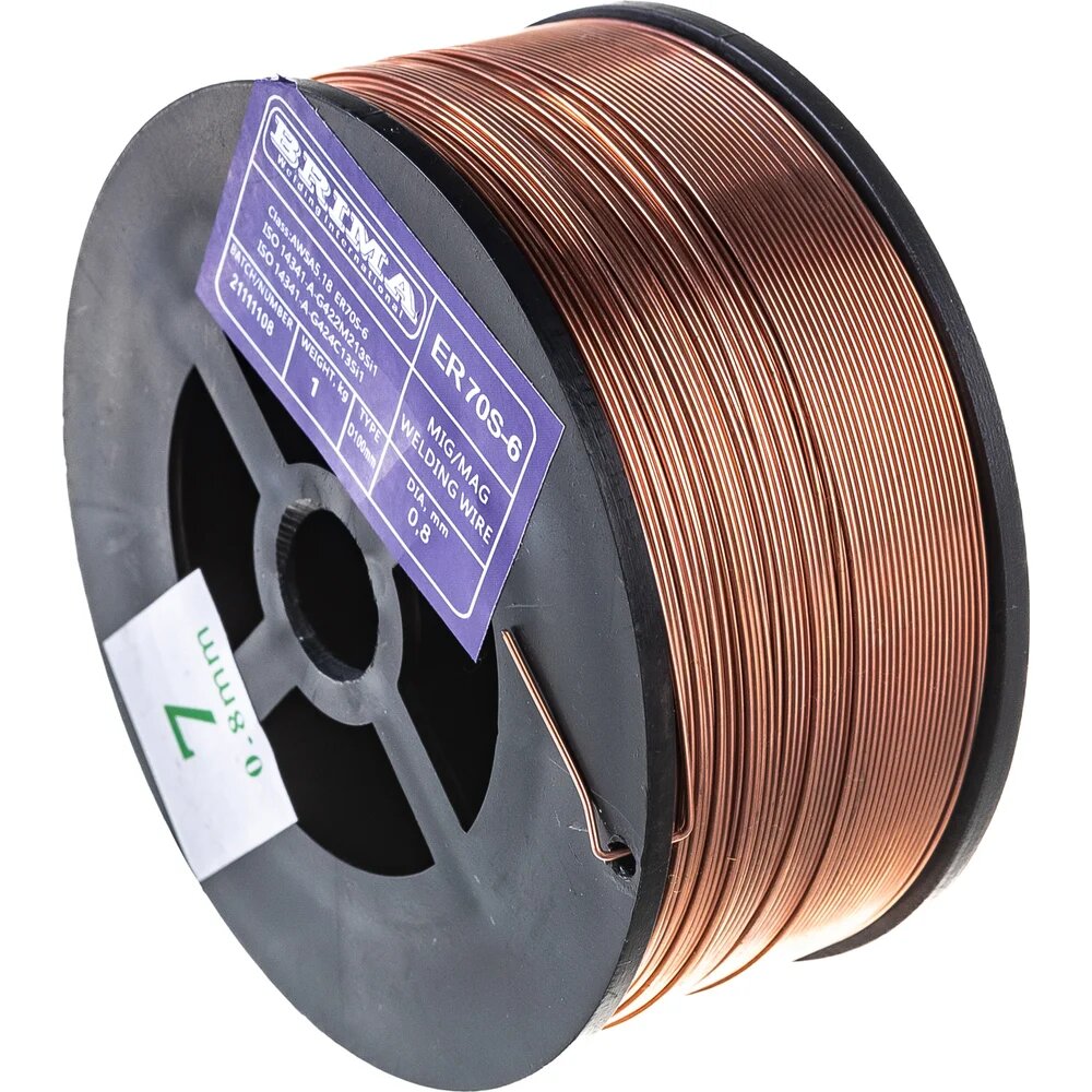 Brima проволока ER 70S 6 CB 08Г2С ф0 8мм 1кг в кат 00 12825