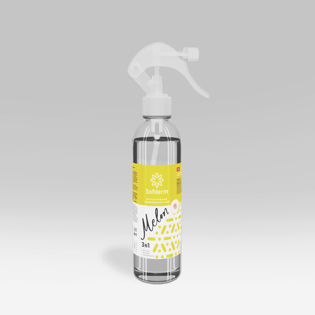 Антисептик для рук Sofderm Melon 400ml С парфюмированным ароматом