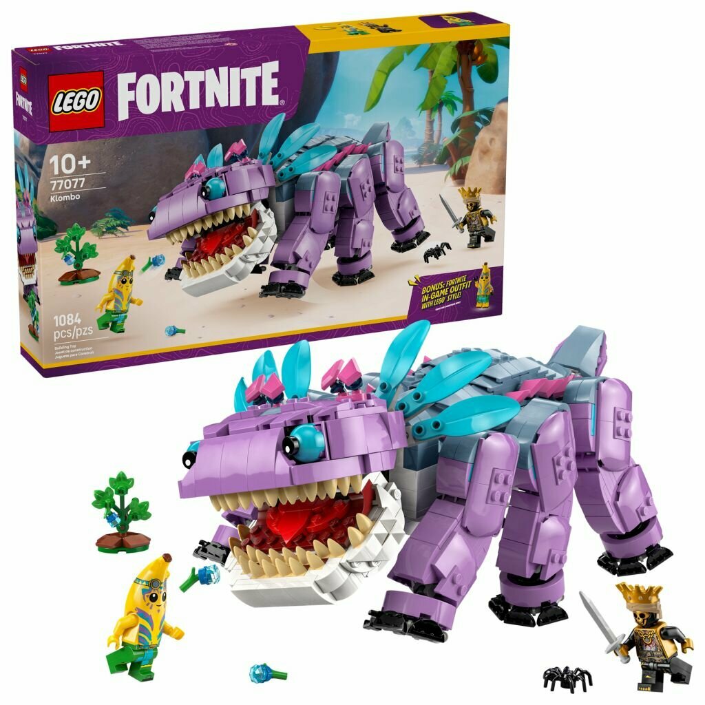Конструктор LEGO Fortnite Кломбо 77077, 1084 детали, от 10 лет