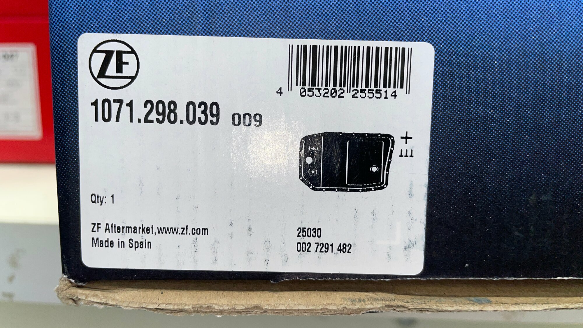ZF 1071.298.039 Сервисный комплект АКПП 6HP19A AUDI: A4 quattro 08/05-08, A6 quattro 08/05-11, ZF 1071298039