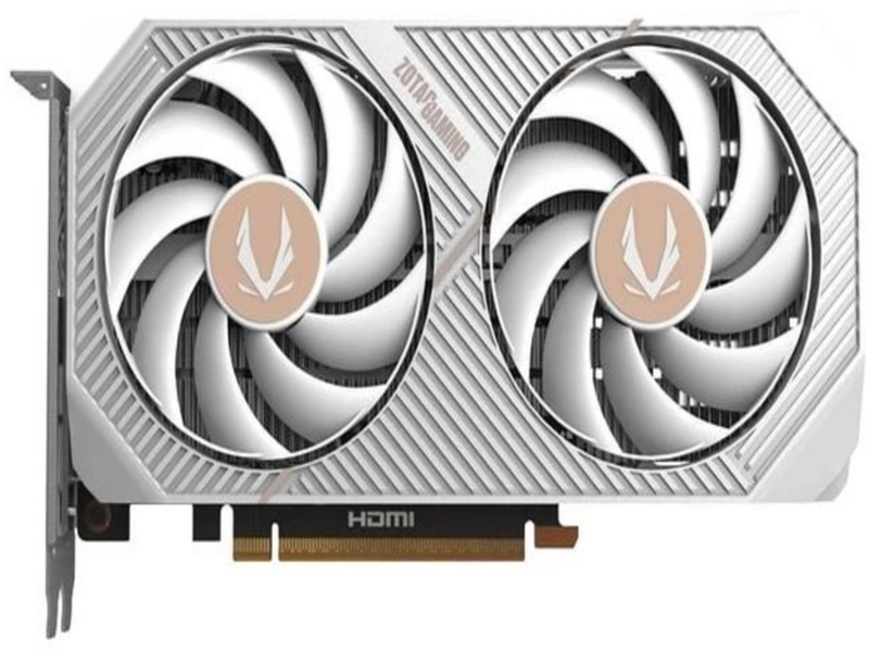 Видеокарта Zotac PCI-E 5.0 RTX 5060 TWIN EDGE OC WHITE ED NVIDIA GeForce RTX 5060 8Gb 128bit GDDR7 2527/28000 HDMIx1 DPx3 HDCP Ret
