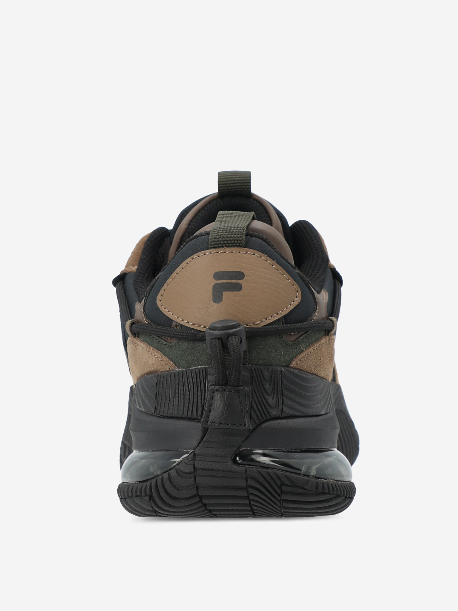 Кроссовки Fila, размер 11.5, коричневый/зеленый — фото 1