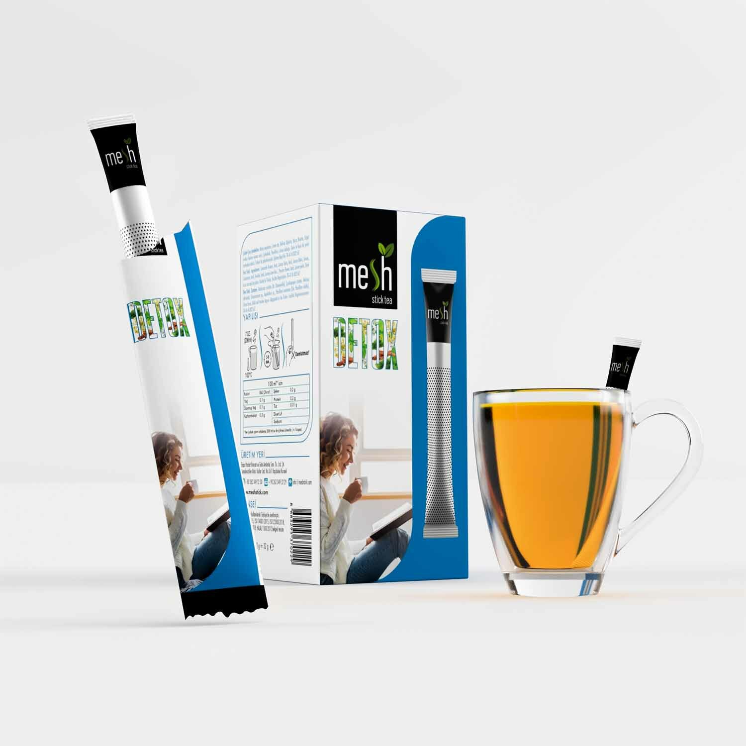 Чай Mesh Stick Tea&Coffee "Меш Детокс", пакетированный, 16 шт