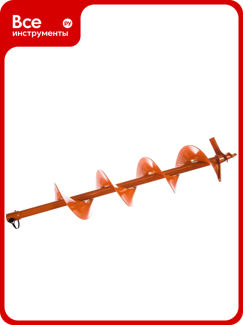 Шнек для грунта однозаходный GDB-150 (20 мм; 150 мм; 80 см) CARVER 01.003.00046