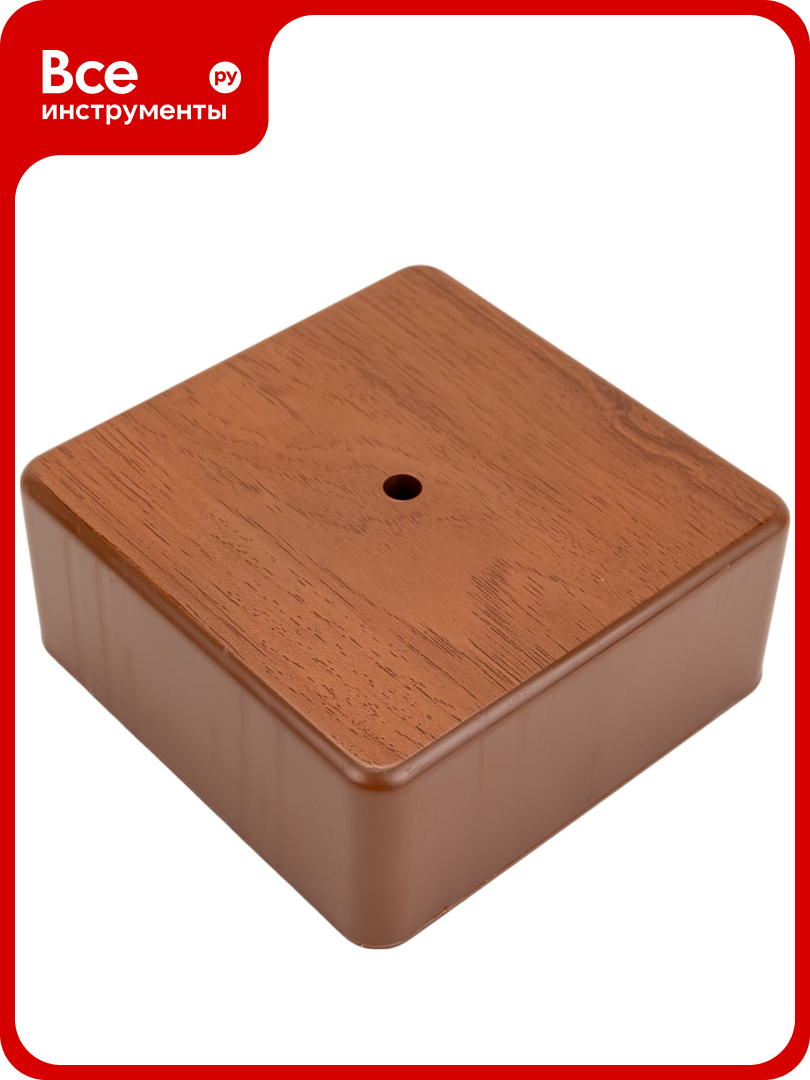 Распаечная коробка IEK КМ для о/п 100x100x44мм дуб UKO10-100-100-044-K24-E