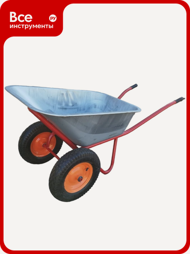 Изображение товара Тачка строительная усиленная LWI 130л, 320кг LWI130х2