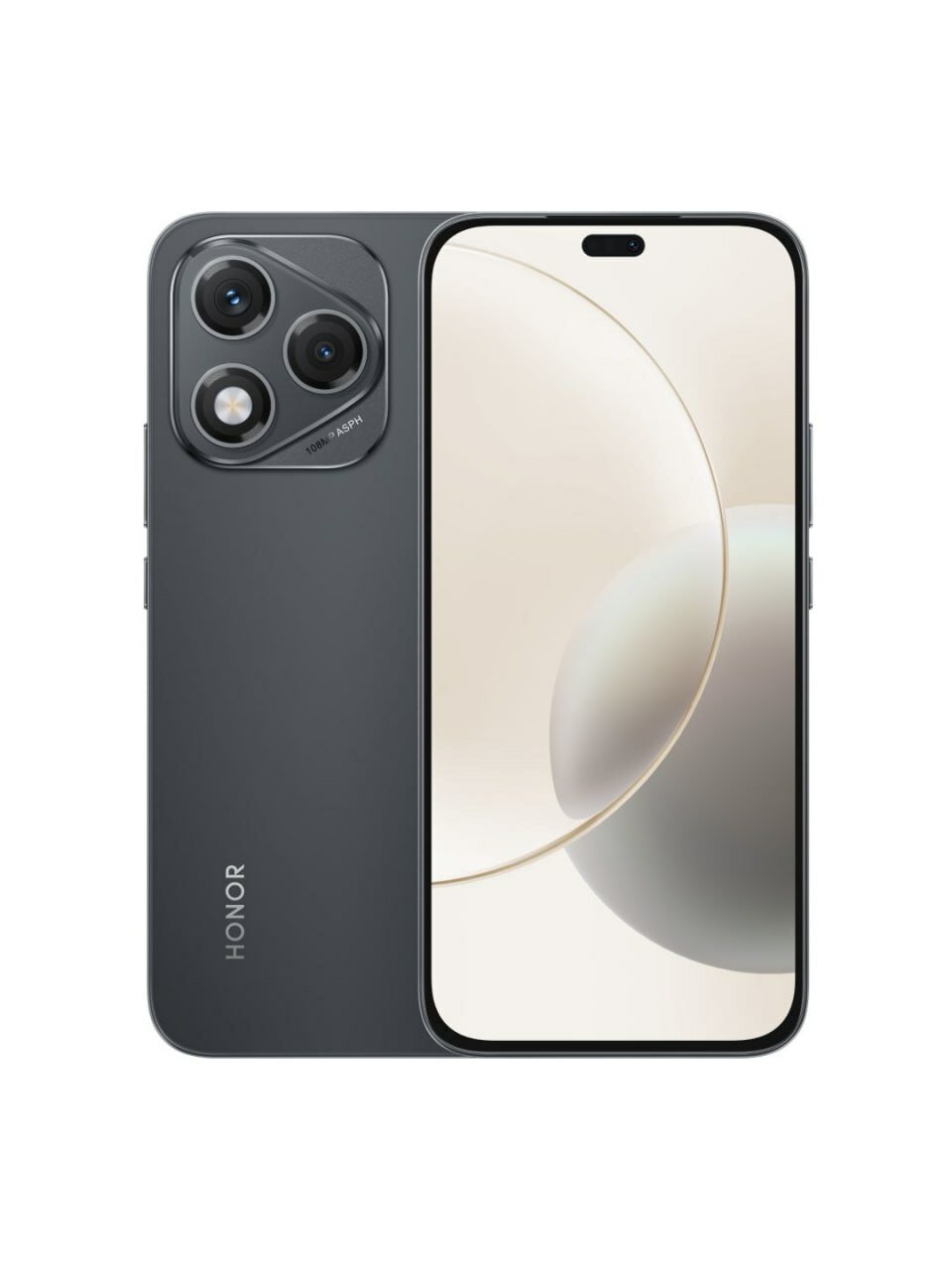 HONOR 400 Lite 8/256 ГБ — стильный и мощный смартфон с AMOLED-дисплеем и камерой 108 МП, серый
