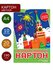 Цветной картон А4 двухсторонний Hobby Time, набор 10 листов, 20 ц...