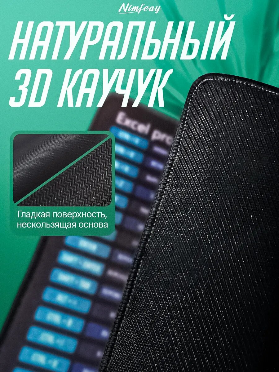 Игровой коврик для мышки маленький с рисунком — фото 1