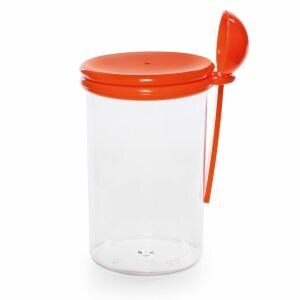 Банка для сыпучих продуктов Полимербыт с ложкой 0.75 л пластик