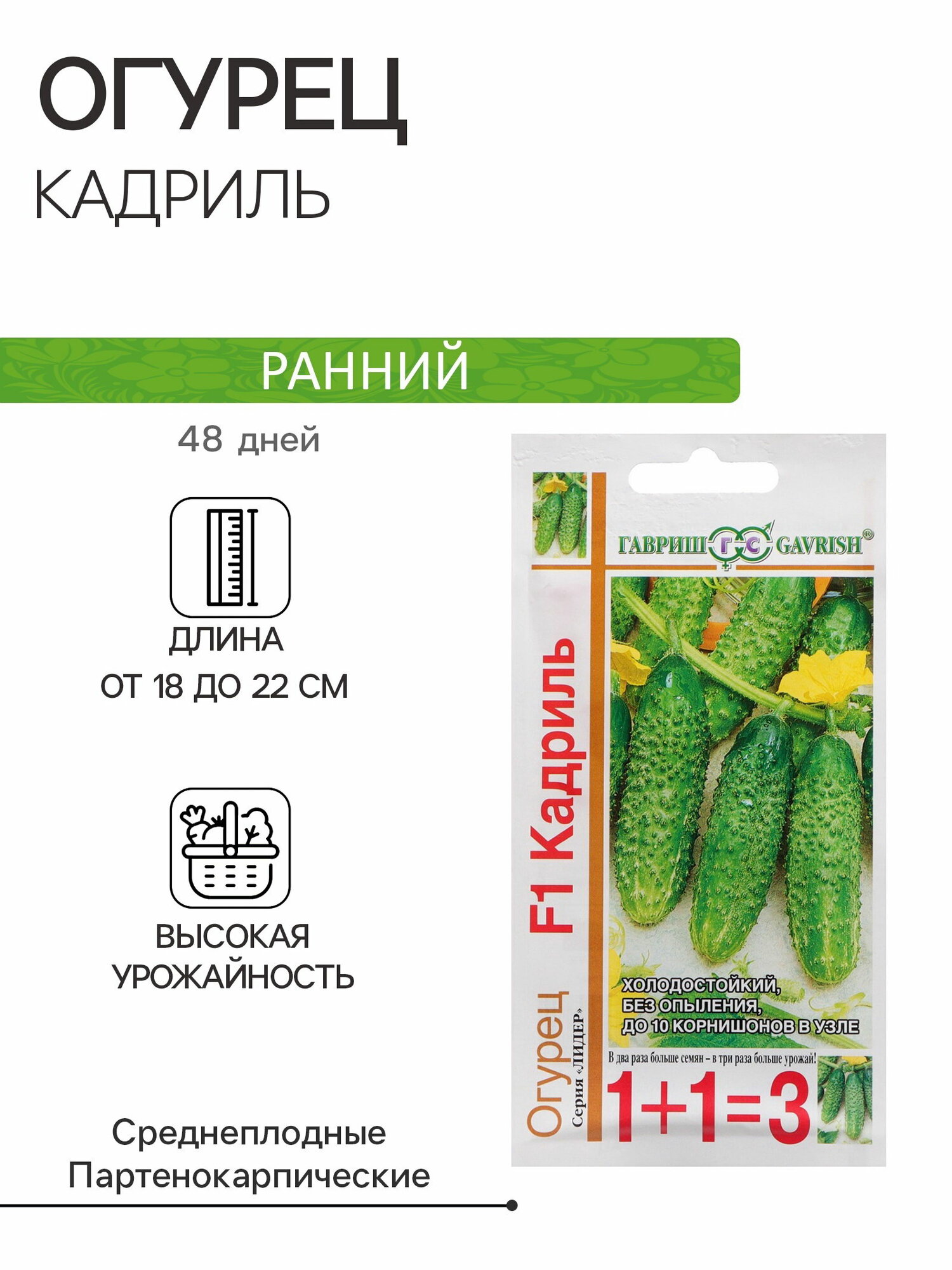 Семена Огурец 