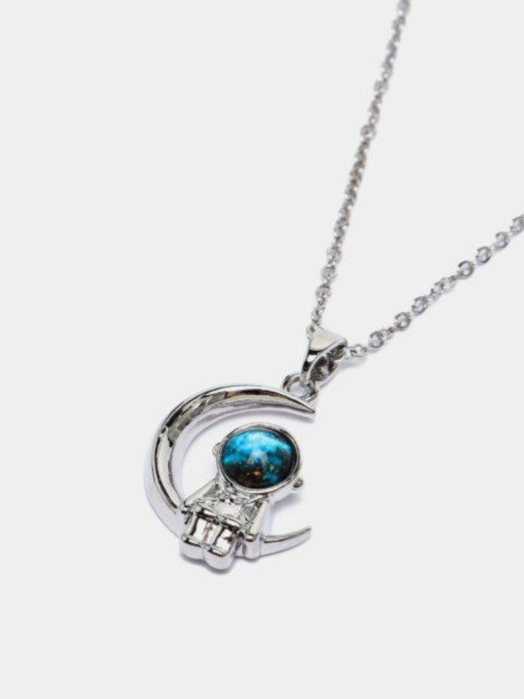 Цепь, длина 55 см, белый/синий — фото 1