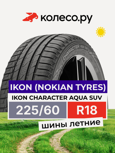 Изображение товара Шины летние Ikon Tyres Ikon Character Aqua SUV 225/60 R18 100H нешипованная летняя резина