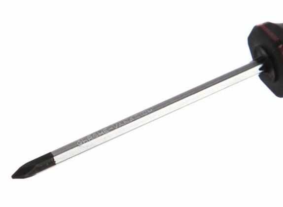 Отвертка ударная GROSSMEISTER 2х100 PH 012004002, двухкомпонентная рукоятка — фото 1