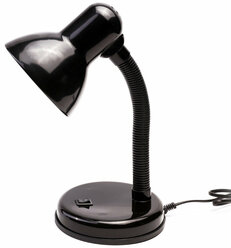 Настольный светильник ULTRAFLASH чёрный, цоколь E27, мощность 60Вт