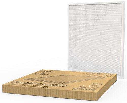 Gauss Светильник светодиодный Gauss IP20 595*595*19мм 36W 2950lm 6500K офисный призм. рассеиватель 1/4