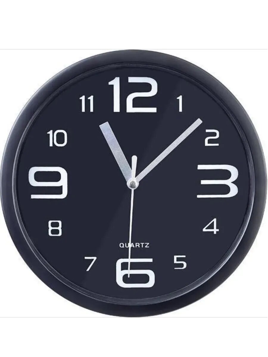 Часы настенные (PF_C3042) PF-WC-001 20х20 см Черный