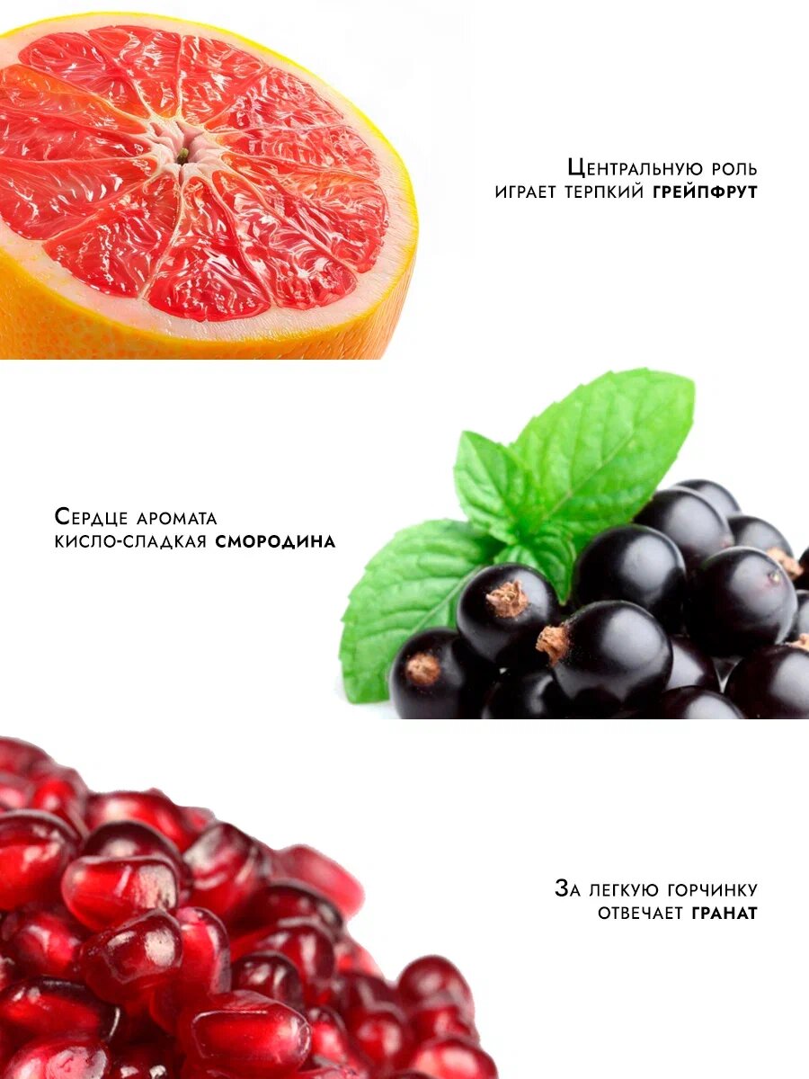 Ароматизатор автомобильный с ароматом грейпфрута и граната "Grapefruit" Dad's material, в стильной черной упаковке, 7мл — фото 1