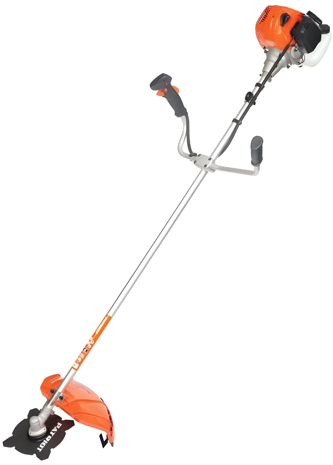 Бензиновый триммер Patriot PT 4555ES Country 2.5 л. с. прямая штанга режущий элемент леска и нож