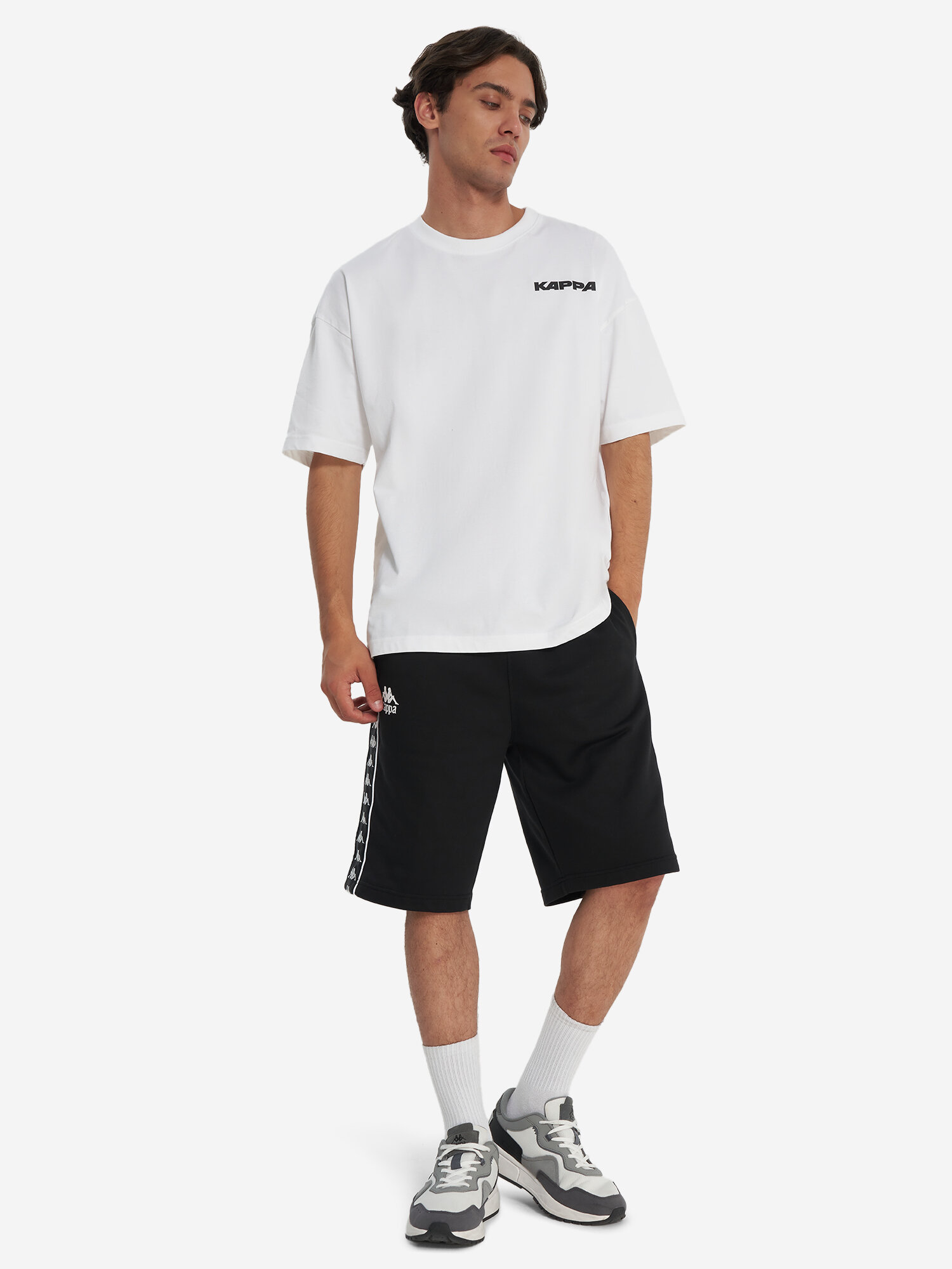 Шорты Kappa, размер 48-50, черный — фото 1