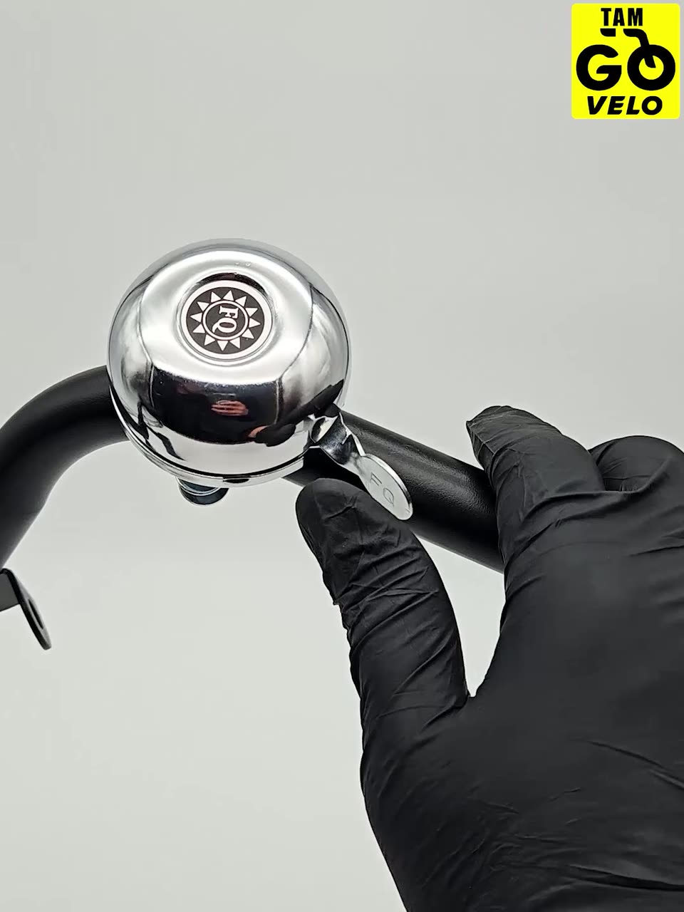 Звонок для велосипеда "Классика", металлический, громкий, серебристый — фото 1