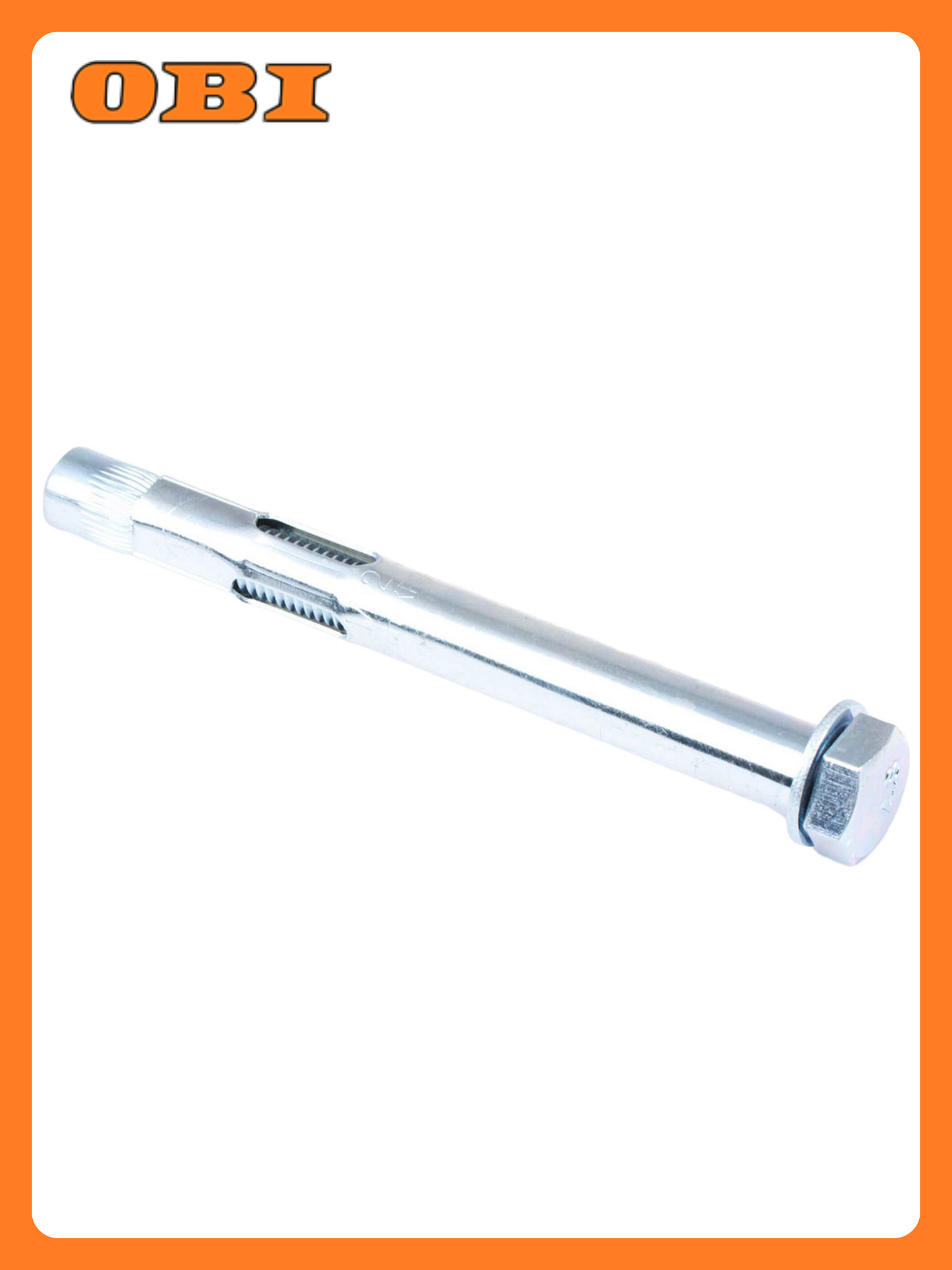 Анкер болт Стройбат 10х120мм  сталь  оцинкованное покрытие  полнотелый  1шт  90г