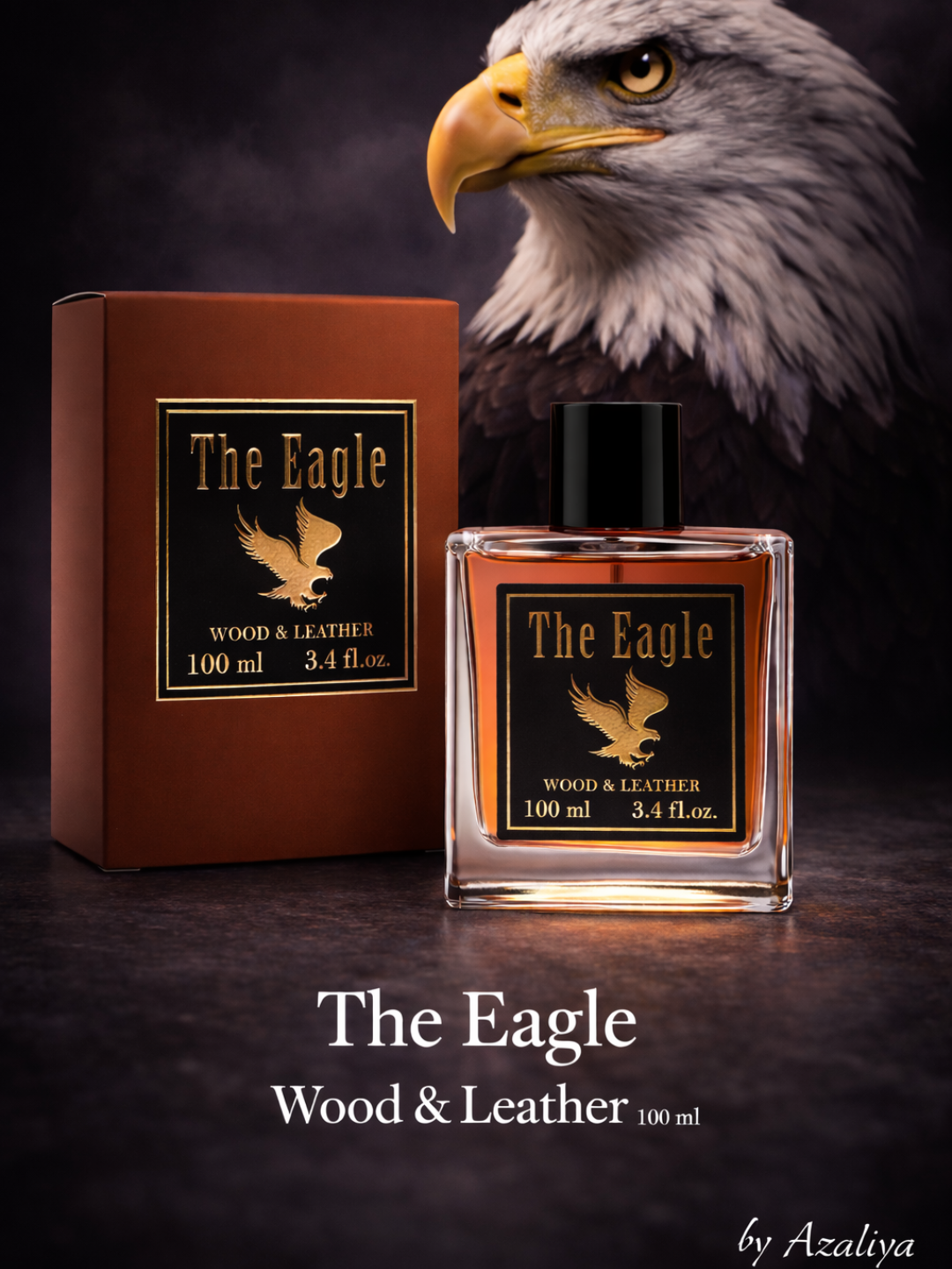 Парфюмерная вода Azalia Parfums "The Eagle Wood & Leather", мужской, восточные, древесные, 100 мл