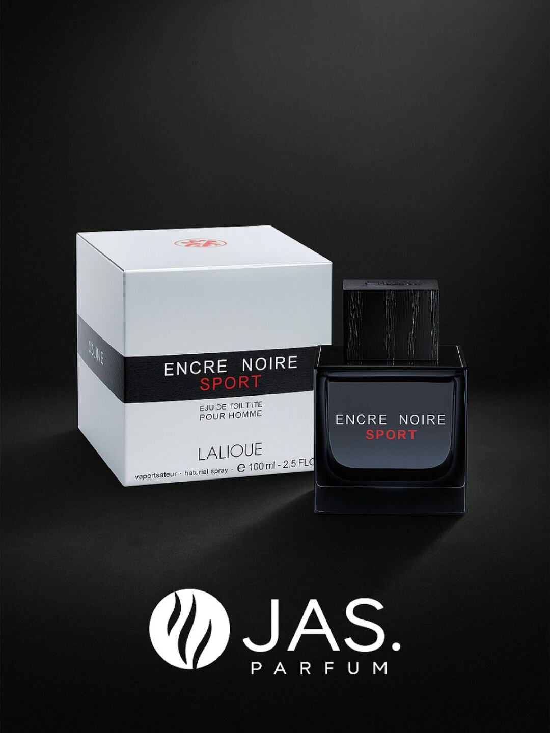 Парфюмерная вода для мужчин, Lalique Encre Noire Sport, 100 мл, Франция