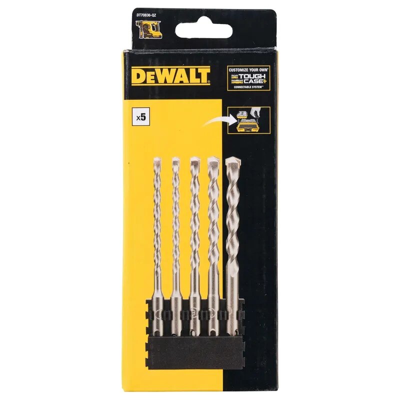 Набор сверл по камню DeWALT SDS-Plus 6-12х160мм 5шт. DT70836-QZ