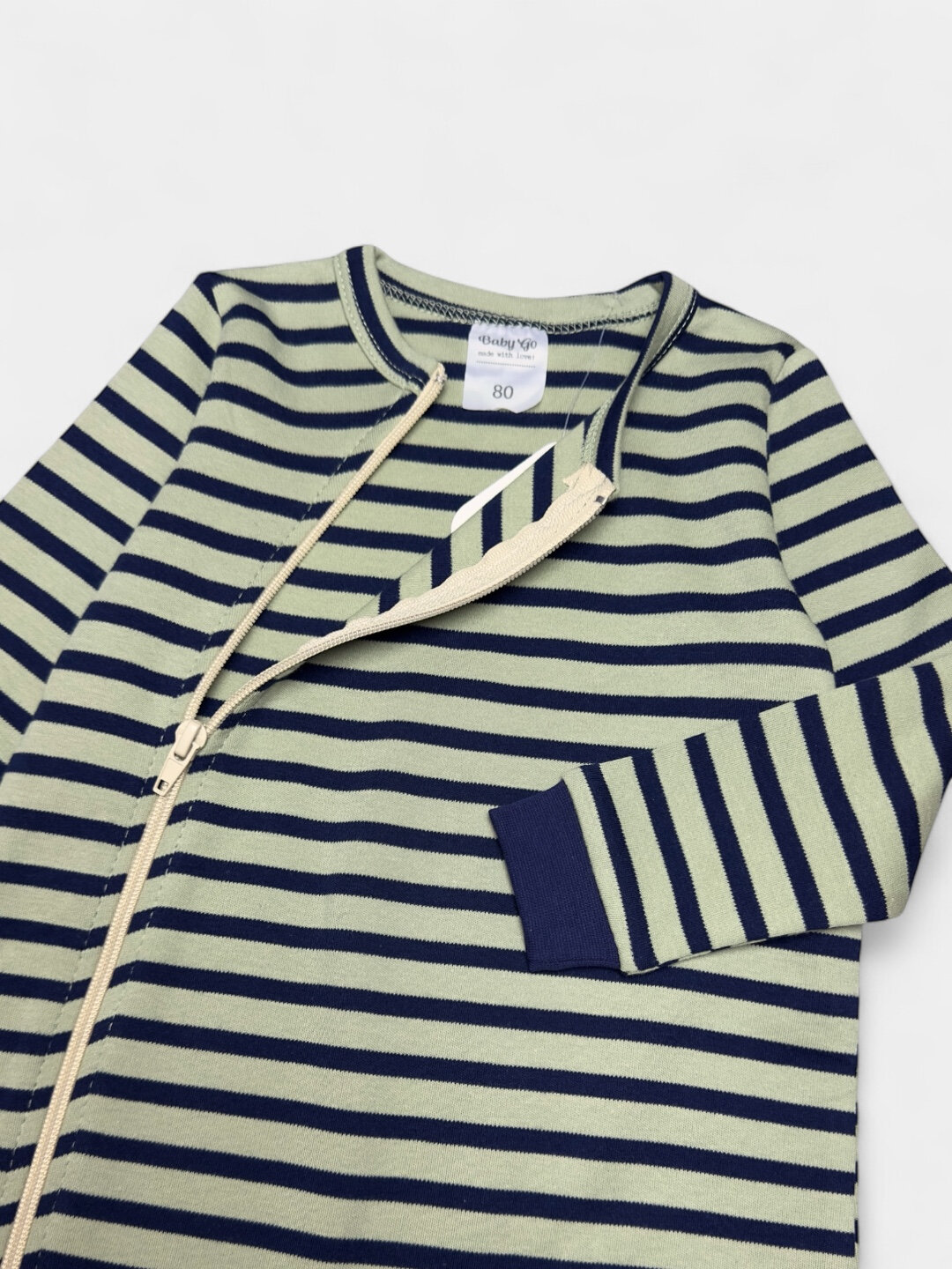 Боди, размер 74, зеленый — фото 1