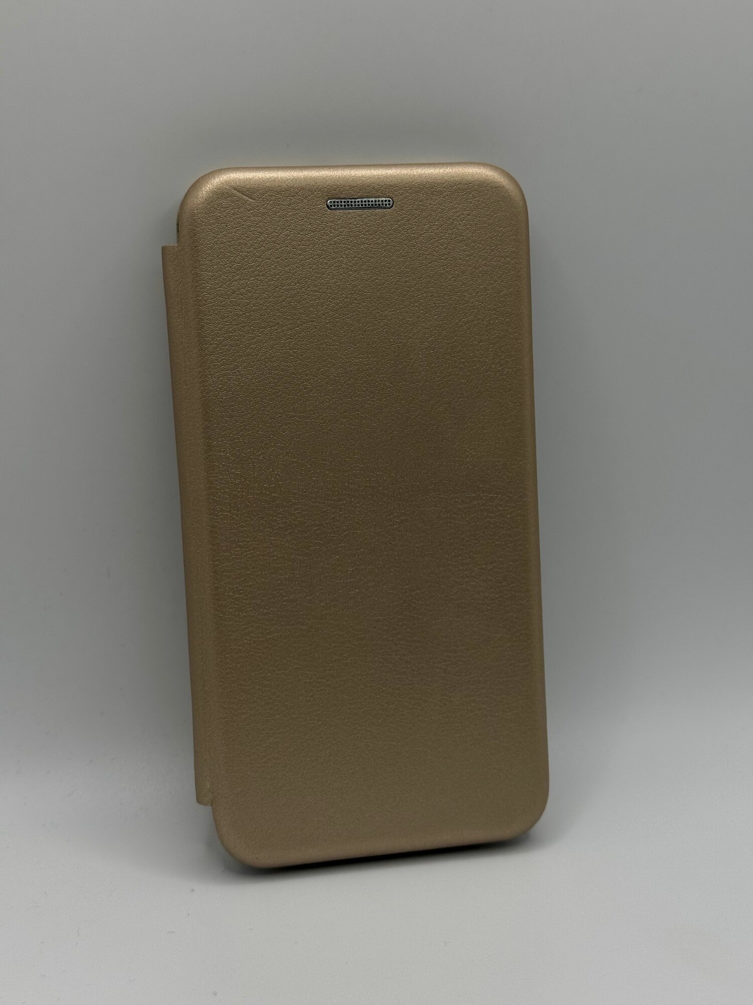 Чехол футляр-книжка для Iphone 7/8 золотой