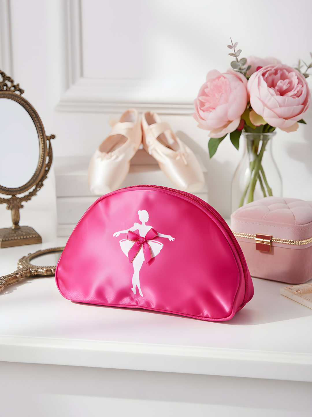 Сумка бочонок , фактура гладкая, красный — фото 1