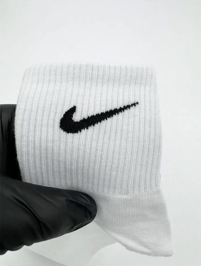 Носки спортивные , комплект, 200 den, 5 пар, размер 37, 000 белый — фото 1