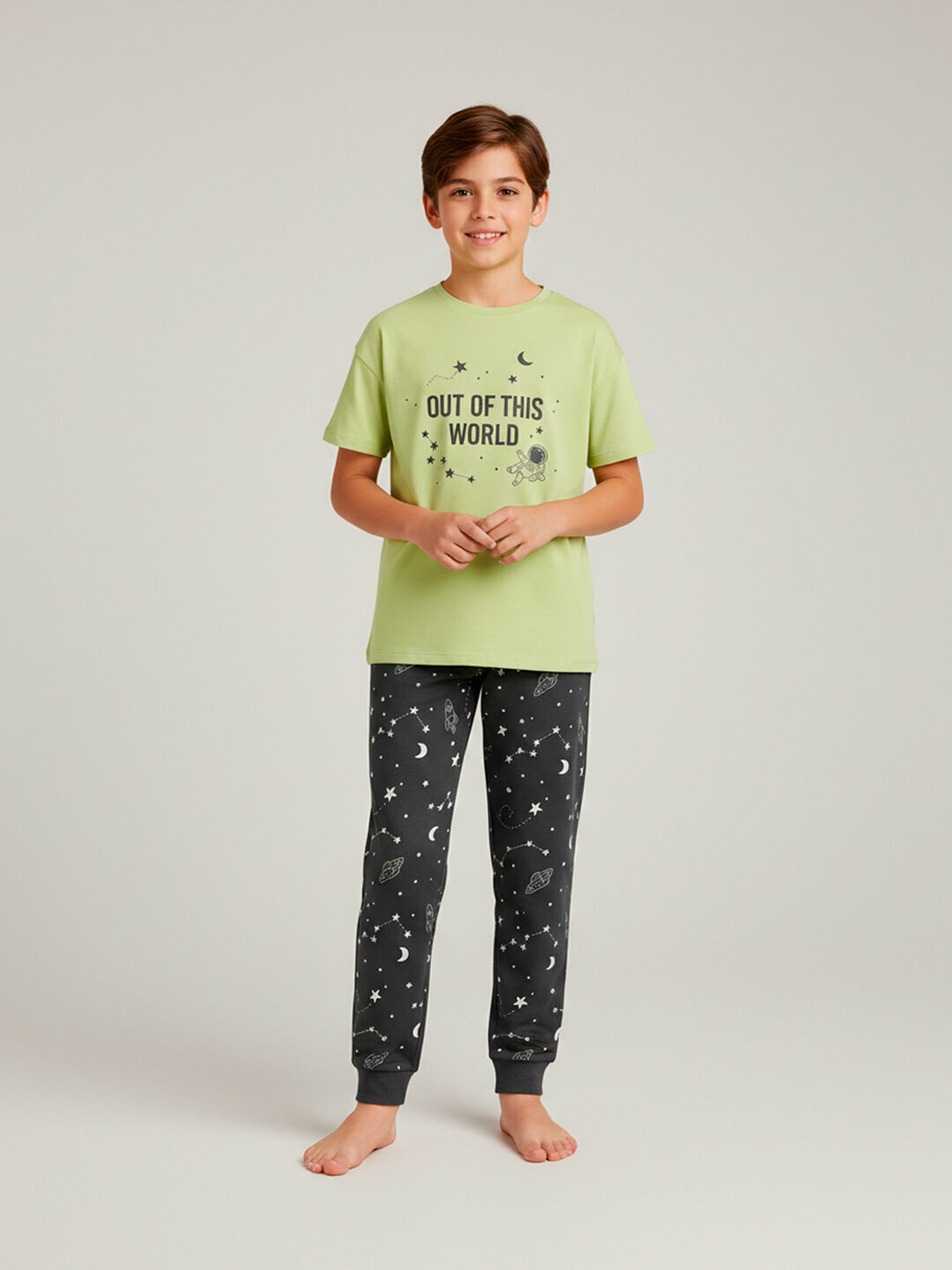 Пижама neo, размер 158, лайм — фото 1