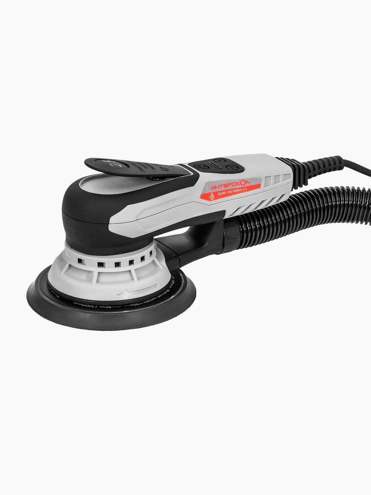 Эксцентриковая шлифмашина ИНТЕРСКОЛ ЭШМ-150/350ВЭ 2,5, 350 Вт, 150 мм, 20000 кол/мин 799.1.1.70