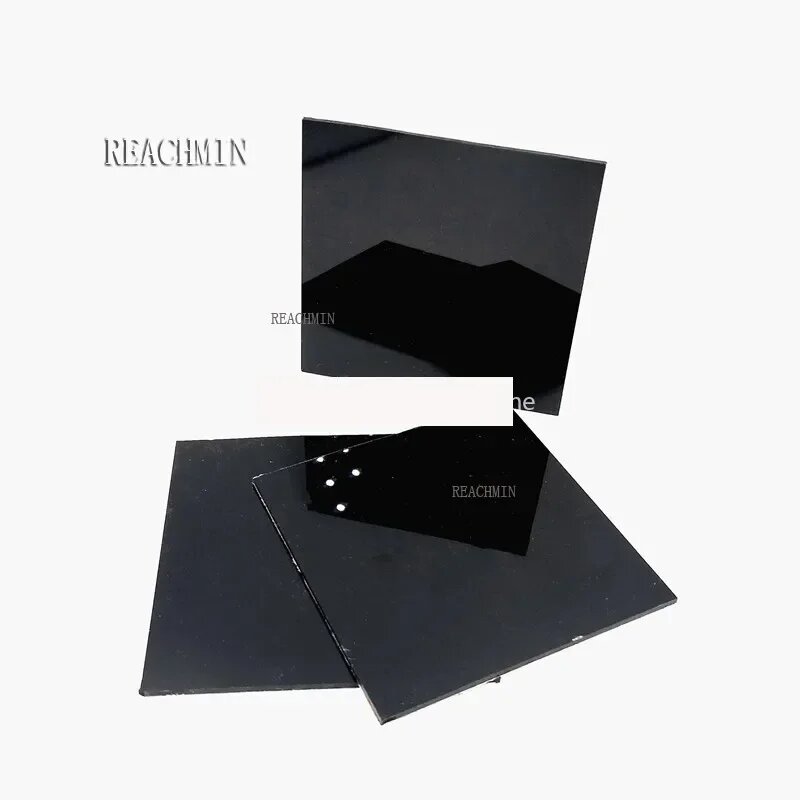 Черный глянцевый лист из акрила 100x100 мм 3mm Black
