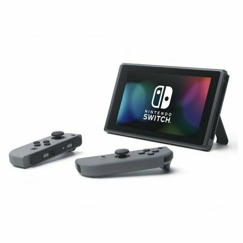 Изображение Игровая приставка Nintendo Switch, Обновленная ver.2, HAD-S-KAAAH (JPN), серая (Gray).