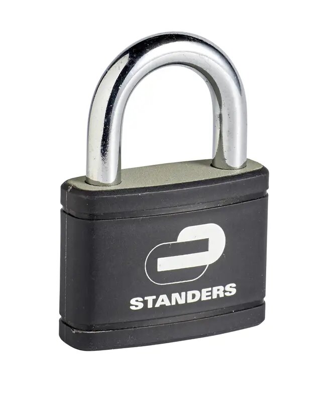 Замок навесной Standers 67x50 мм чугун